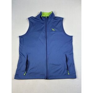 Vineyard Vines SBCC Performance Vest Men's Medium Blue Full Zip Golf Vest